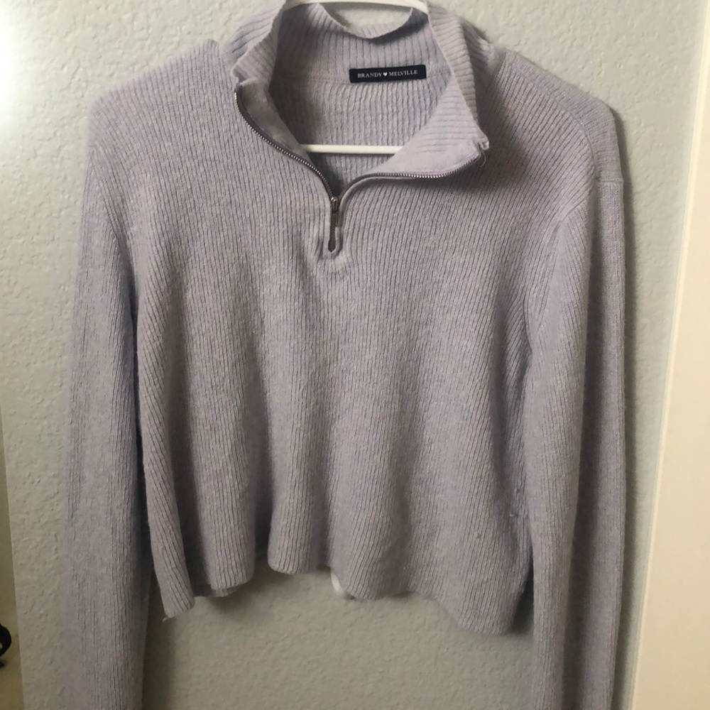 Brandy Melville quarter zip